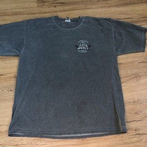 Original Lava Dirt Shirt XL Black Faded Volcano Hawaii Aloha Double Sided